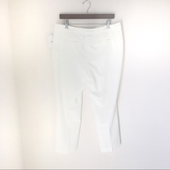 Ellen Tracy Off White Pants Size 14 P - Picture 2 of 8